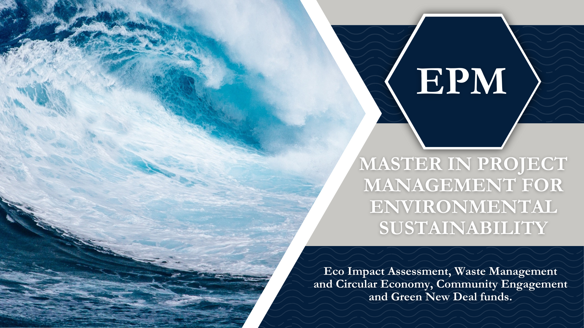 EPM - Master in Project Management for Environmental Sustainability