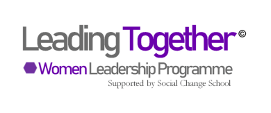 leading together logo - social change school